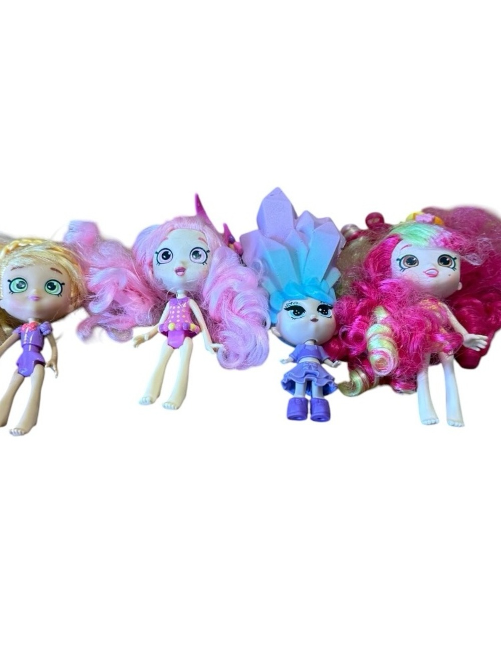 Shopkins Shoppies Doll Dolls Lot of 4 Moose toys 5" Dolls